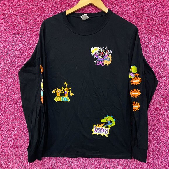 Nickelodeon Nicktoons Graphic Design Long Sleeve T-Shirt Small - Picture 1 of 4